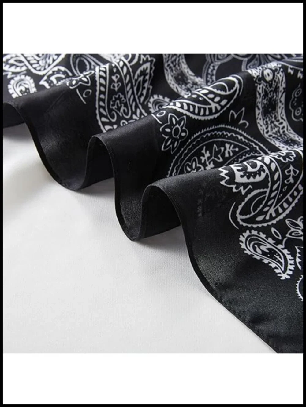 100% Mulberry Silk Square Scarf 27x27 Neck Hair Scarf Bandana